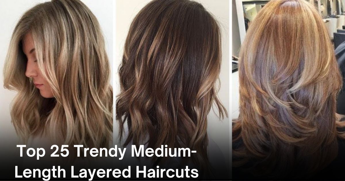 Top 25 Trendy Medium-Length Layered Haircuts